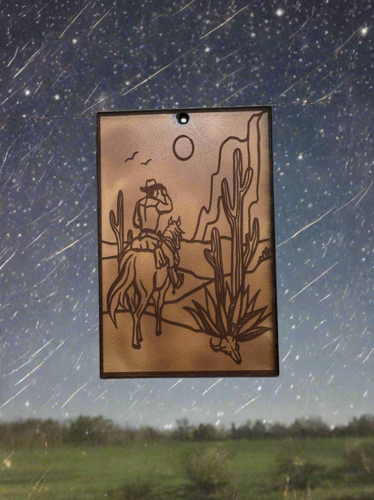 Leather Freshie (Meteor Shower)