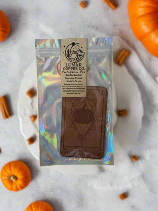 Leather Freshie (Pumpkin Pie)