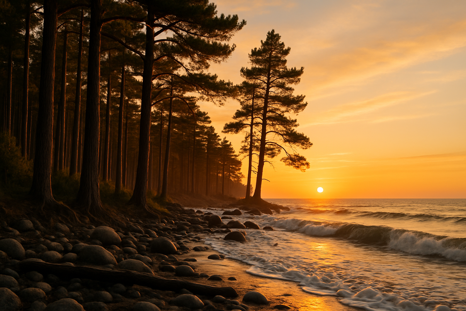 Tide and Pines